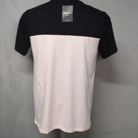 Pink and black color block shirt - Picture 2 of 3